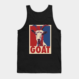 Goat Pop Art Style Tank Top